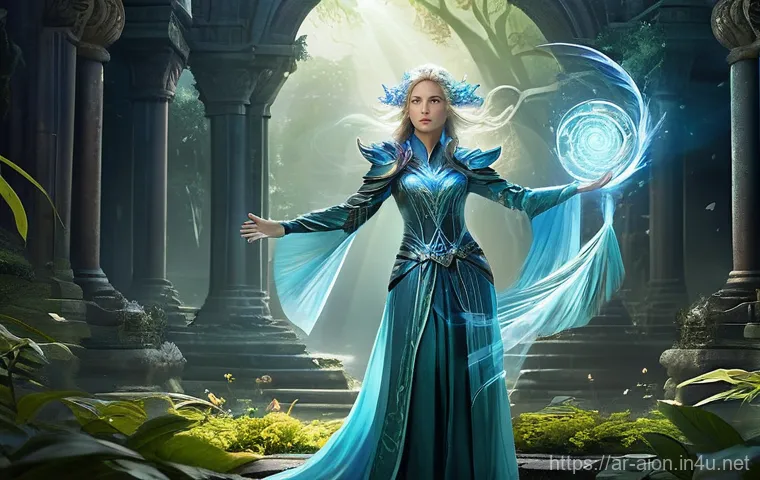 아이온 클래스 스킬 비교 - **Strategic Aion Team Against a Dragon:** A diverse group of Aion Daevas (characters), male and fema...